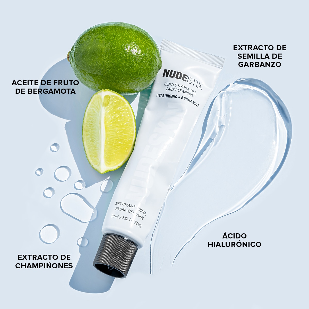 NUDESKIN GENTLE HYDRA-GEL FACE CLEANSER (LIMPIADOR FACIAL)